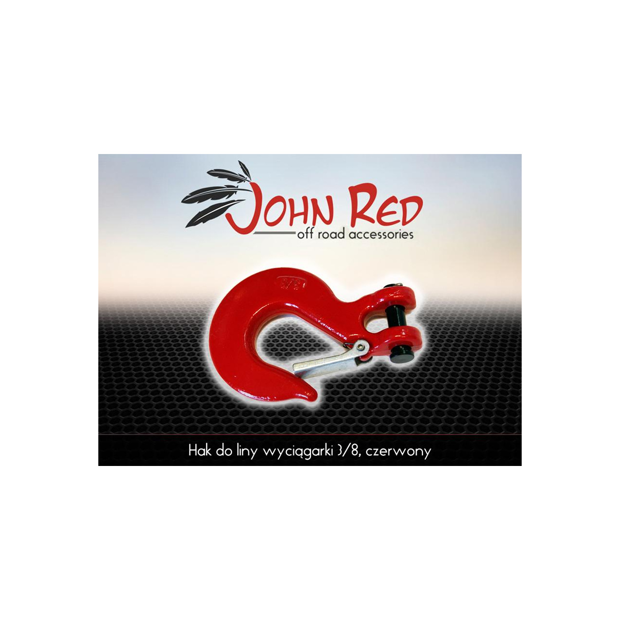 Hak wyciągarki John Red